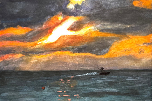 Florida Sunrise 4x6in