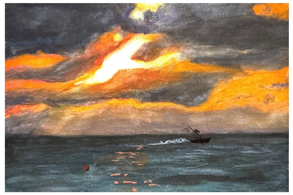 Florida Sunrise 4x6in