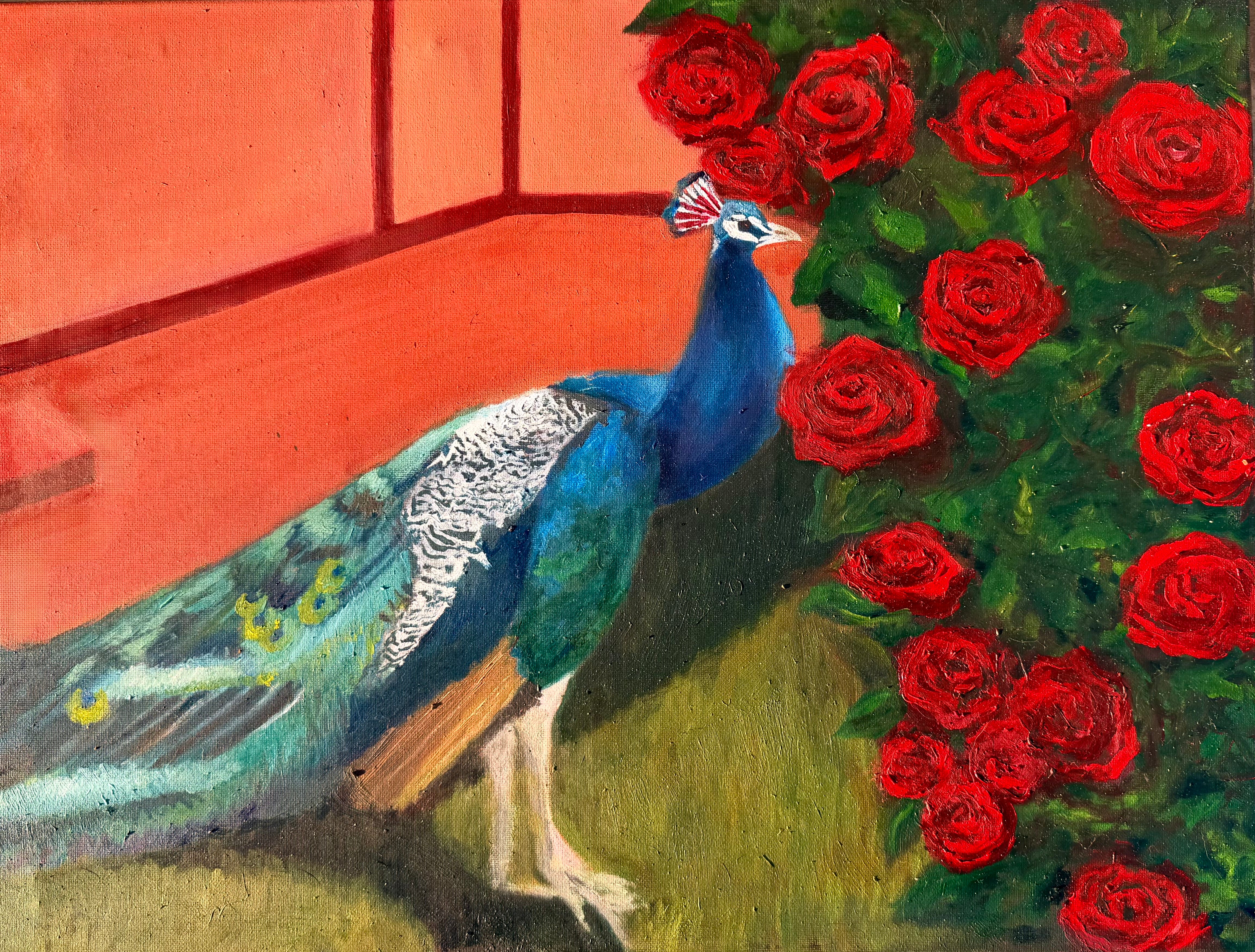 ★Original ART  ‘Peacock’ Peacock: Original – Rpatelart